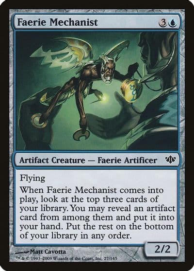 Faerie Mechanist Conflux Magic card