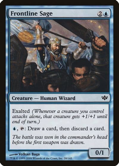 Frontline Sage Conflux Magic card
