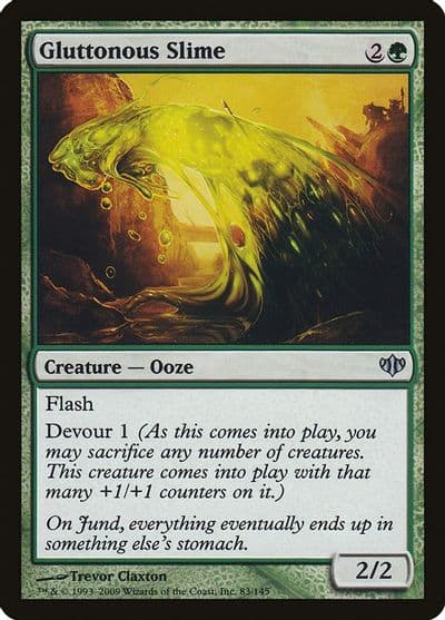 Gluttonous Slime Conflux Magic card