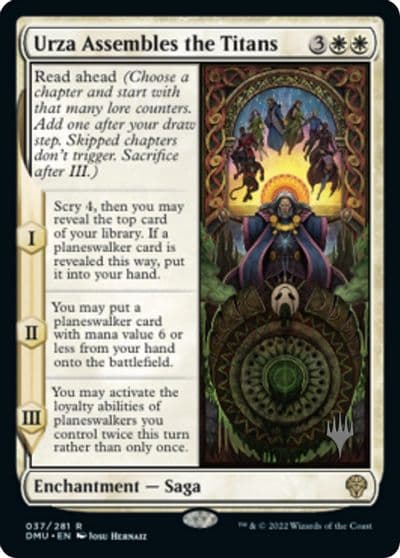 Urza Assembles the Titans Promo Pack: Dominaria United Magic card