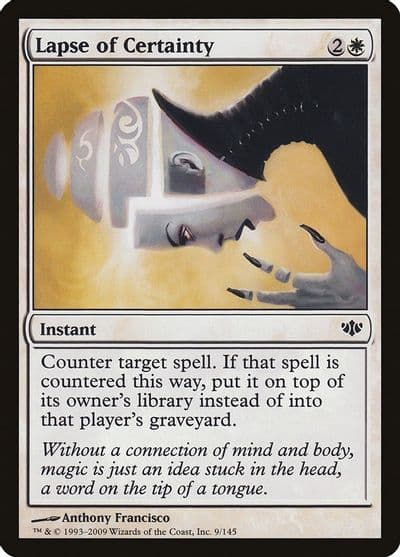 Lapse of Certainty Conflux Magic card