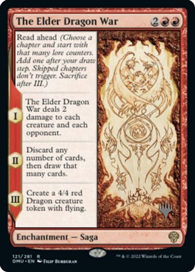 The Elder Dragon War Promo Pack: Dominaria United Magic card