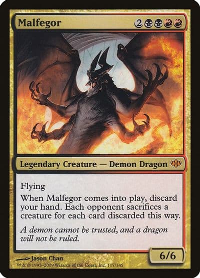 Malfegor Conflux Magic card