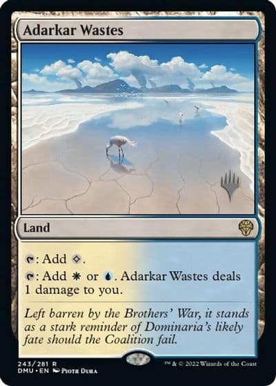 Adarkar Wastes Promo Pack: Dominaria United Magic card