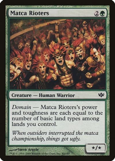 Matca Rioters Conflux Magic card