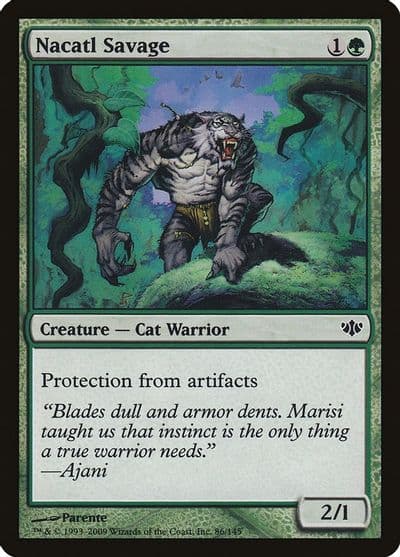 Nacatl Savage Conflux Magic card