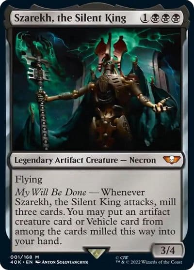 Szarekh the Silent King Surge Foil Universes Beyond: Warhammer 40,000 Magic card