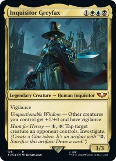 Inquisitor Greyfax Universes Beyond: Warhammer 40,000 Magic card