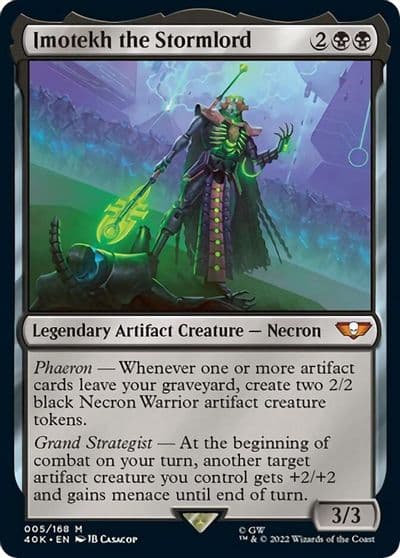 Imotekh the Stormlord Surge Foil Universes Beyond: Warhammer 40,000 Magic card