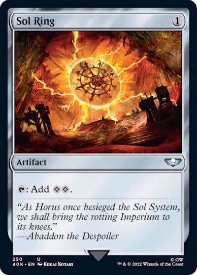 Sol Ring 250 Universes Beyond: Warhammer 40,000 Magic card