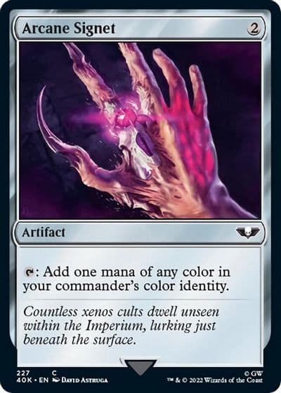 Arcane Signet 227 Surge Foil Universes Beyond: Warhammer 40,000 Magic card