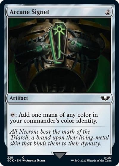 Arcane Signet 228 Surge Foil Universes Beyond: Warhammer 40,000 Magic card