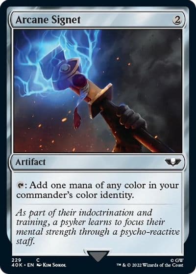 Arcane Signet 229 Surge Foil Universes Beyond: Warhammer 40,000 Magic card