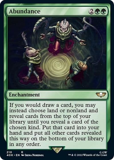 Abundance Universes Beyond: Warhammer 40,000 Magic card