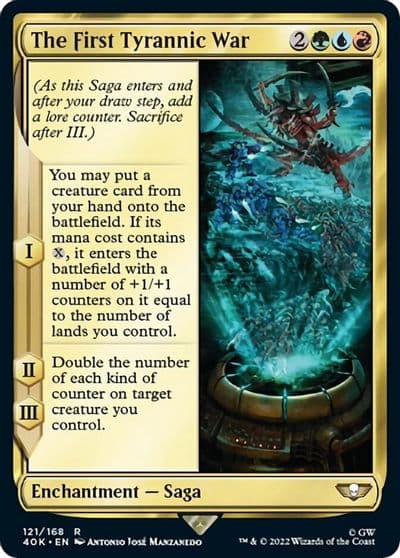 The First Tyrannic War Surge Foil Universes Beyond: Warhammer 40,000 Magic card