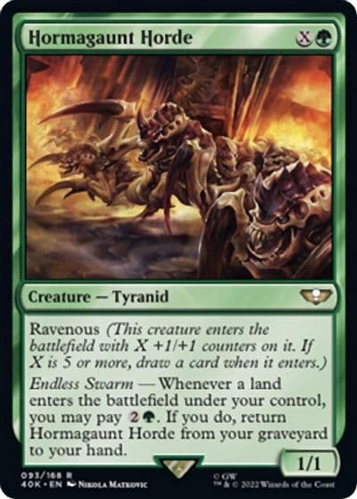 Hormagaunt Horde Surge Foil Universes Beyond: Warhammer 40,000 Magic card