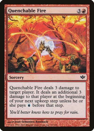 Quenchable Fire Conflux Magic card
