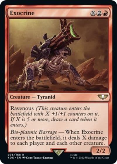 Exocrine Surge Foil Universes Beyond: Warhammer 40,000 Magic card