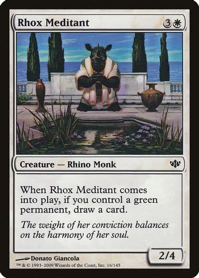 Rhox Meditant Conflux Magic card