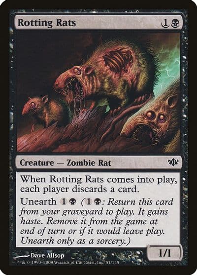 Rotting Rats Conflux Magic card