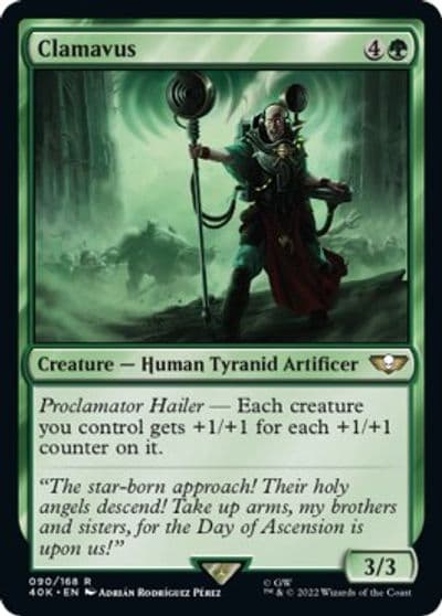 Clamavus Universes Beyond: Warhammer 40,000 Magic card