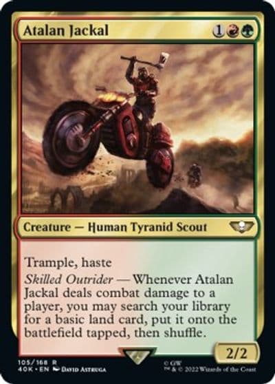 Atalan Jackal Surge Foil Universes Beyond: Warhammer 40,000 Magic card