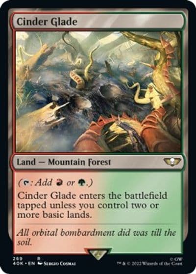 Cinder Glade Surge Foil Universes Beyond: Warhammer 40,000 Magic card
