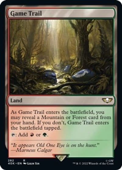 Game Trail Universes Beyond: Warhammer 40,000 Magic card