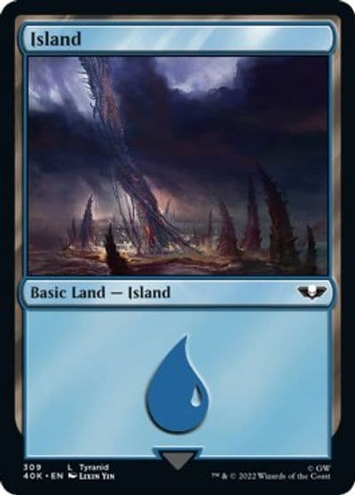 Island 309 Universes Beyond: Warhammer 40,000 Magic card