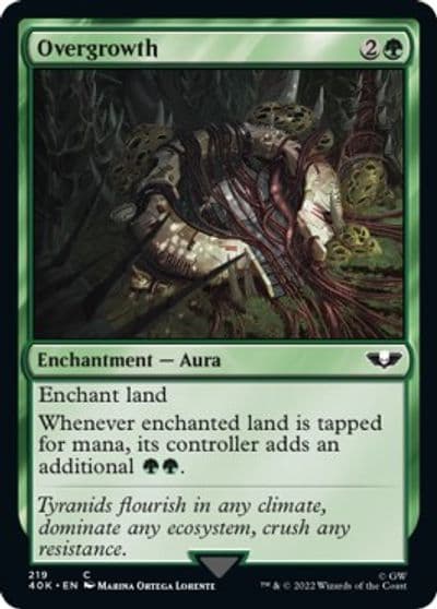 Overgrowth Surge Foil Universes Beyond: Warhammer 40,000 Magic card