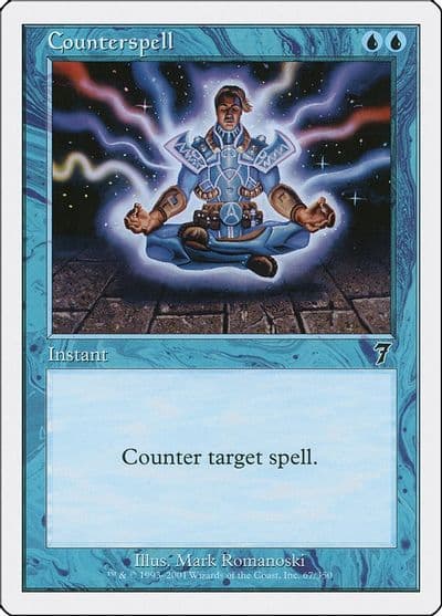 Counterspell 7th Edition Magic card