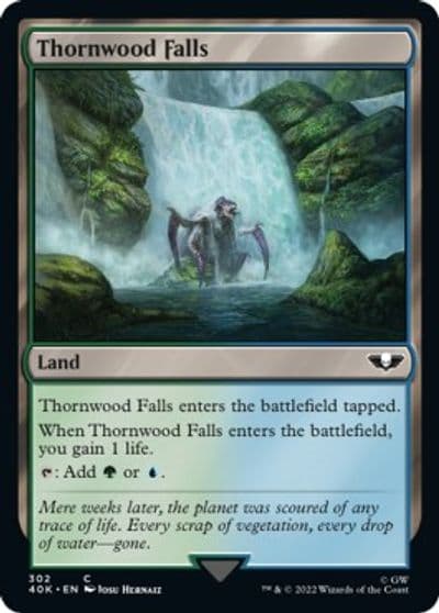 Thornwood Falls Universes Beyond: Warhammer 40,000 Magic card