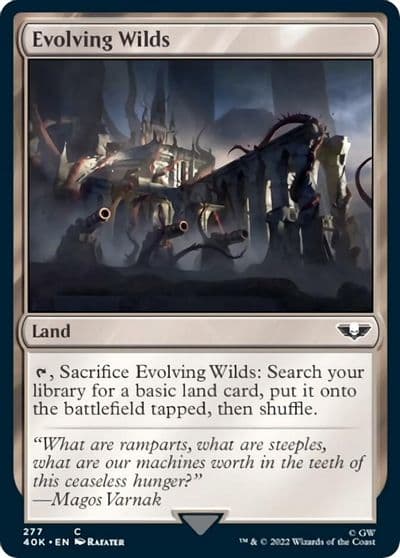 Evolving Wilds Universes Beyond: Warhammer 40,000 Magic card
