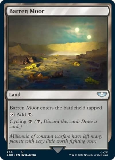 Barren Moor Universes Beyond: Warhammer 40,000 Magic card