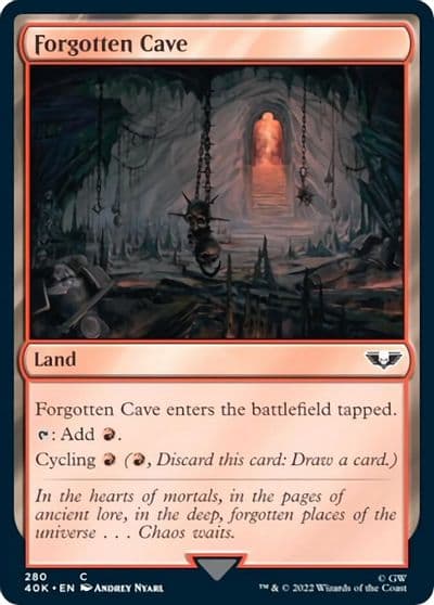 Forgotten Cave Surge Foil Universes Beyond: Warhammer 40,000 Magic card
