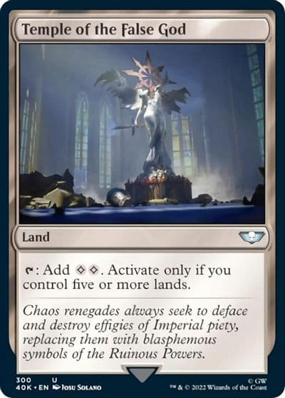 Temple of the False God Universes Beyond: Warhammer 40,000 Magic card