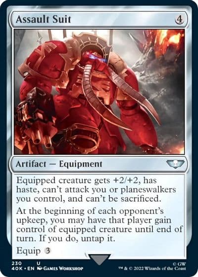 Assault Suit Universes Beyond: Warhammer 40,000 Magic card