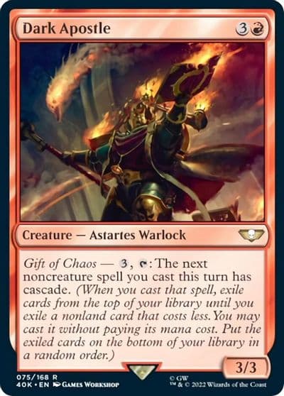Dark Apostle Universes Beyond: Warhammer 40,000 Magic card