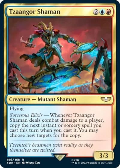 Tzaangor Shaman Universes Beyond: Warhammer 40,000 Magic card