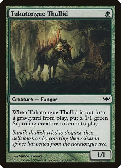 Tukatongue Thallid Conflux Magic card