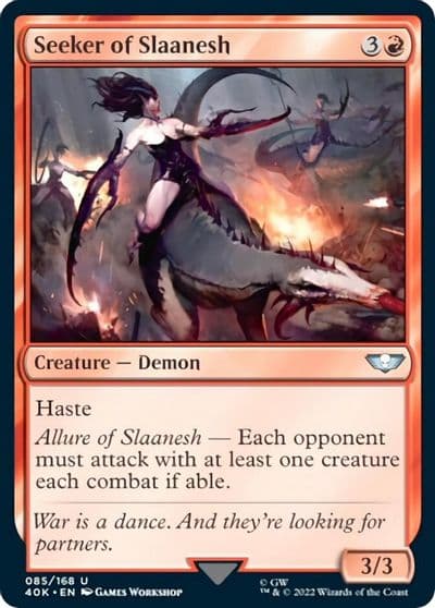 Seeker of Slaanesh Surge Foil Universes Beyond: Warhammer 40,000 Magic card