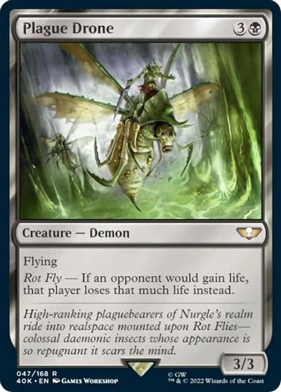 Plague Drone Surge Foil Universes Beyond: Warhammer 40,000 Magic card