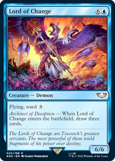 Lord of Change Surge Foil Universes Beyond: Warhammer 40,000 Magic card