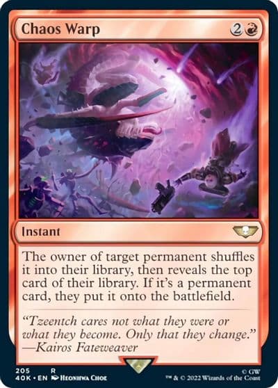 Chaos Warp Surge Foil Universes Beyond: Warhammer 40,000 Magic card