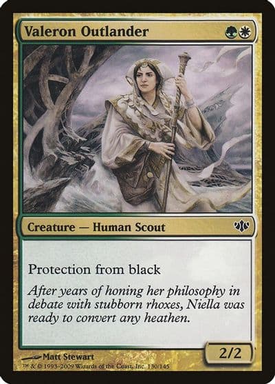 Valeron Outlander Conflux Magic card