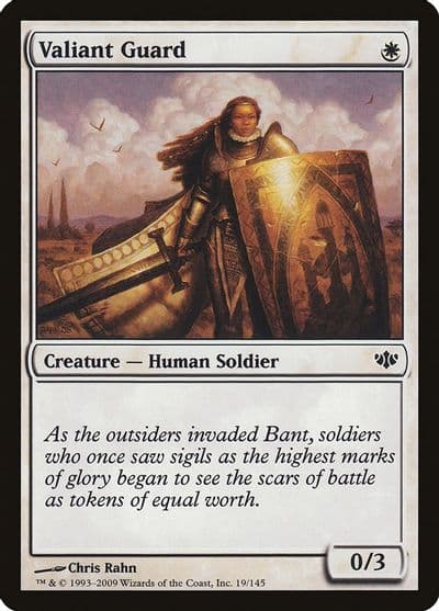 Valiant Guard Conflux Magic card