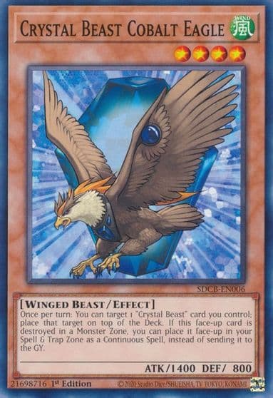 Crystal Beast Cobalt Eagle Structure Deck: Legend of the Crystal Beasts Yu-Gi-Oh! card