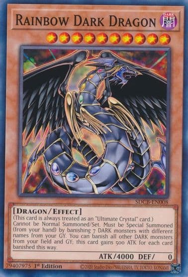Rainbow Dark Dragon Structure Deck: Legend of the Crystal Beasts Yu-Gi-Oh! card