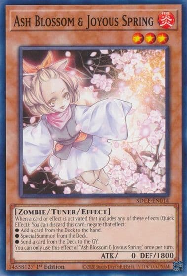 Ash Blossom and Joyous Spring Structure Deck: Legend of the Crystal Beasts Yu-Gi-Oh! card