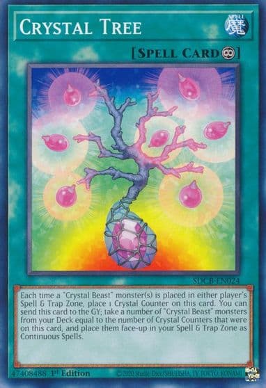 Crystal Tree Structure Deck: Legend of the Crystal Beasts Yu-Gi-Oh! card